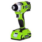 37032b -24 - Cordless Charger Greenworks Batteries Driver 2ah 24v 2 Impact