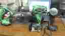000000000000000000000 Hitachi 18v Set Sawzall Drill Flashlight Missing Charger