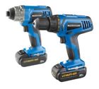 05431888 Mastercraft Max Cordless Drill And Impact Driver Combo Kit New