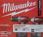 2691-22 071964 Milwaukee Volt Driver Combo Tool Kit Brand New 0787388428588