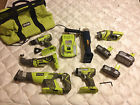 Au1035 1 18v Lithium Batteries Charger P236 P208b Driver Impact Drill 2 Ryobi