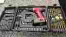 102105-4 No Brand Used 19.2v Cordless Drill With Bits Sockets R