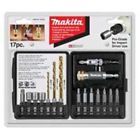 T-00153 17pc Makita 088381940580 Sets 16 Drvr Drill Set Drl Bit Drive 5