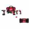 2696-24-2890-20 18-volt Milwaukee M18 Lithium-ion Cordless Hammer Drill Impact Sawzall Light Combo Kit 0145242419163