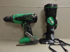 Ds18dvb 18v Hitachi " Driver 14.4v 1 2 Cordless Worklight Drill