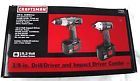 9-11550 19.2 Craftsman . R4 Volt Combo 3 8 Impact Drill Driver