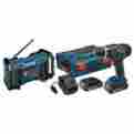 Dds181-02lpb 2-tool Bosch 18 Volt Lithium-ion Blue Cordless Power Compact Drill Tools Combo Kit 0000346462401