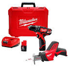 2408-22h Milwaukee Fuel Hammer Drill And Saw Combo Kit