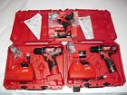 2451-2406-20 Milwaukee Triple Cordless Square Drive Hammer Drills Chargers