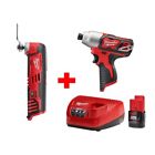 2462-20-2426-20-48-59-2420 Milwaukee Cordless Hex Impact Driver Multi Tool Combo 0895101018012