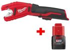 2471-20-48-11-2420 Milwaukee Copper Tubing Cutter Cordless Led Light 0895101017213