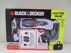 248-264c Black Decker 3.6-volt Lithium-ion Screwdriver And Project Kit