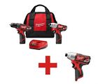 2494-22-2462-20 Milwaukee 12-volt Lithium-ion Cordless