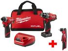 2596-22-2415-20 Milwaukee Fuel Brushless Cordless Drill And Impact Kit 0895101015639