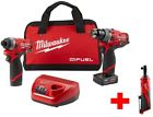 2596-22-2457-20 Milwaukee Drill Impact Driver Ratchet Combo Kit 0895101015608