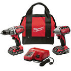 2691-22ct Milwaukee Compact Drill And Impact Driver Combo Kit 045242159338