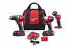 2691-22lp Milwaukee M18 Cordless Combo Tool Kit Drill Driver 18v Lithium Ion Battery Set 045242469857