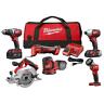 2691-26xc Milwaukee Combo Kit Tool Battery And Charger Lithium Ion Cordless