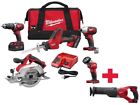 2695-25p-2621-20 Milwaukee Combo Sawzall Reciprocating Saw Kit Cordless 0895101003148