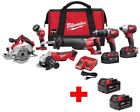2696-26-48-11-1822 Milwaukee Power Tool Combo Kit Cordless 0895101015981
