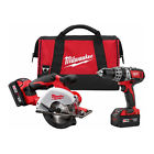 2698-82 2698-22 Milwaukee 2-tool Redlithium M18 Recon Combo 18v Kit