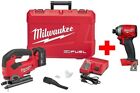 2737-21-2853-20 Milwaukee Fuel Brushless Cordless Jig Saw Kit With 0895101124591