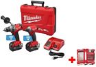 2795-22-48-32-4013 Milwaukee Cordless Drill Impact Driver Combo Kit With 0645242300060