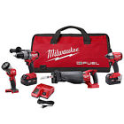 2796-84 18v Cordless M18 4-tool Milwaukee Lithium-ion Kit Fuel Combo