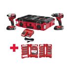 2892-22ctpo-48-32-4076 Milwaukee Cordless Tool Combo Kit Brushless Impact Drill 0895101124706
