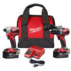 2893-22 Milwaukee Hammer Drill And Impact Driver Combo Kit 045242527878