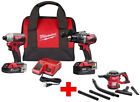 2893-22cx-0882-20 Milwaukee Brushless Cordless Hammer Drill And Impact 0895101017398