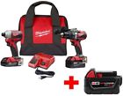 2893-22cx-48-11-1850 Milwaukee Brushless Cordless Hammer Drill And Impact 0895101017435