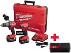 2899-22-2891-20 Milwaukee Impact Driver Hammer Drill Combo Tool Kit 0895101003568