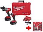 2997-22-48-32-4013 Milwaukee Hammer Drill Impact Driver Combo Kit Bit 0895101016131