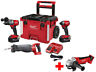 2997-23spo-2680-20 Milwaukee Power Tool Combo Kit Cordless Free Grinder 0895101125161