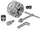 48202-ncsc-l Nova Woodlathe Chuck With Jaws Woodworm Screw Spur 696577106537