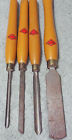 8gouge 5 Diamic 4 "gouge 1 Taylor 2 Henry "chisel "scrapper Turning Tools