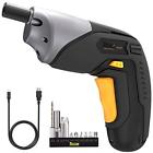 680666929657 Teccpo Cordless Screwdriver Usb Rechargeable Max Ship
