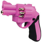 76129 Forum Novelties New Pink Revolver Shaped Electric Rechargeable 841110199792