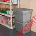 8plastic 8totes 8storage Totes Plastic8 Us 8 Plastic Storage Box Pack Container Store Home Organizer Bin Safe W Lids 767887052286