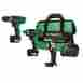 A.kc10dfl-r Hitachi Recon 12v Lithium-ion Driver Drill Impact Combo Kit 637825889529