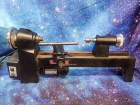 Hm-1v Carbatec Hm-2v Vintage Rare Small Variable-speed Bench Top Wood Lathe Model