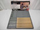 46-730 Chisel Excellant " La Deltawood Set Turning Chisels Tools 14 Condition