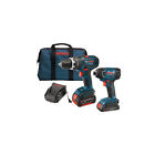 Clpk243-181-rt Combo Bosch Kit 18v 2-tool Li-ion