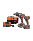 R9200 Combo Driver Kit Impact 18v Ridgid Drill X4 Cordless Li-ion Hammer
