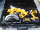 Dc987sa Cordless Dewalt Kit Drill Circular Unused Combination Model