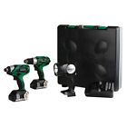 Lp2039876 Cordless Hard 3-tool Lithium Kit Combo 18-volt Case Hitachi Ion