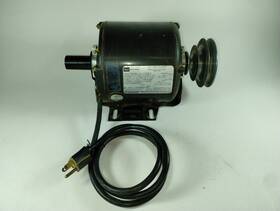 Craftsman 113.12530 Sears A.c. 1/2hp Lathe Motor Double Shaft With 3 Sp. Pulley