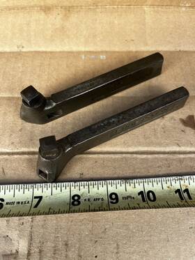 2192-2194 Craftsman Two 1/4 Inch Turning Tools Left And Right #s 2192 2194 Atlas South Bend B1