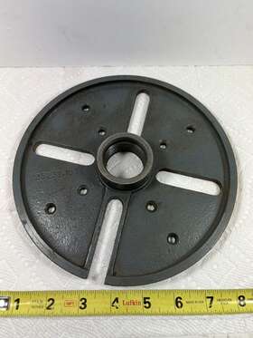 25238.103 Craftsman 8 Inch King Seely Lathe Face Plate 1 1/2 X Tpi #25238.103 Dog Turning